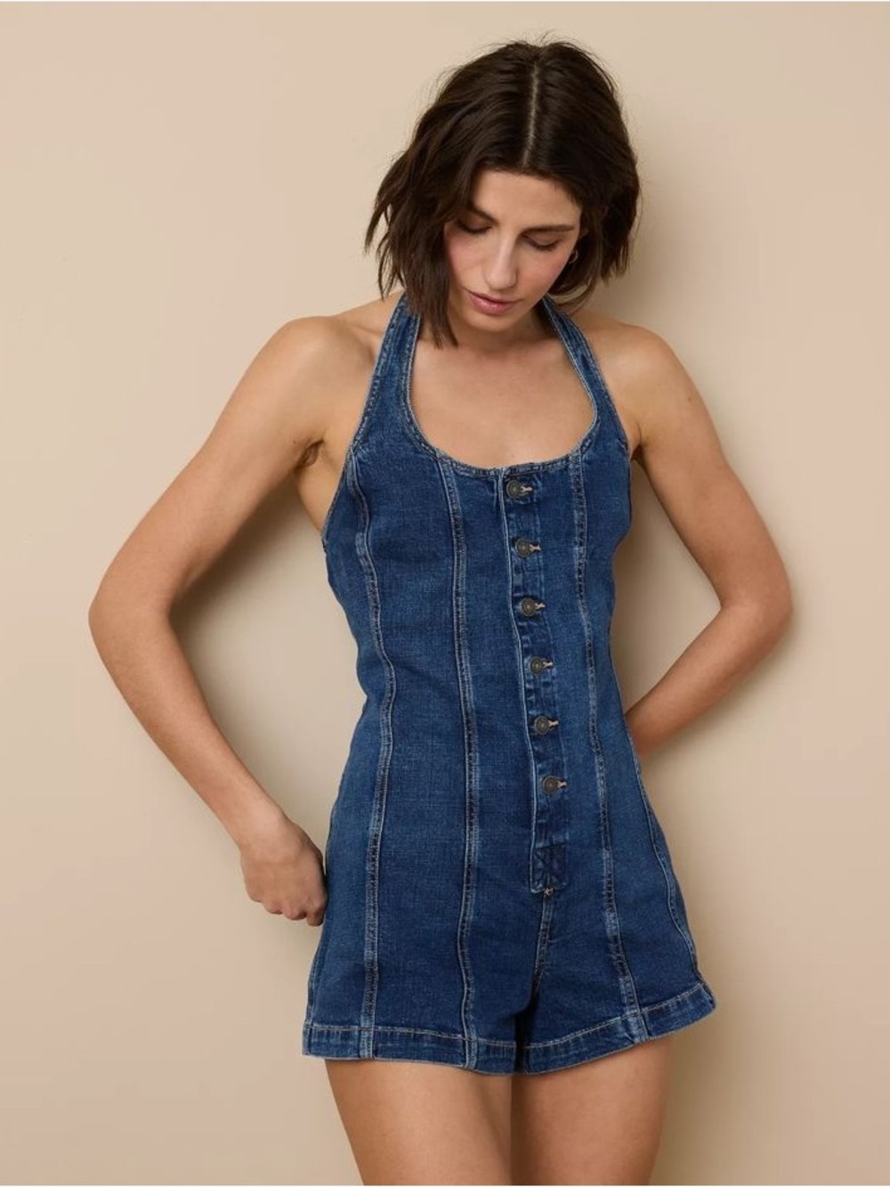 NWT American Eagle Jean Romper